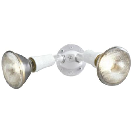 Cooper Lighting Cooper Lighting PWT250WH White Twin Flood Light Pack of 2 804593